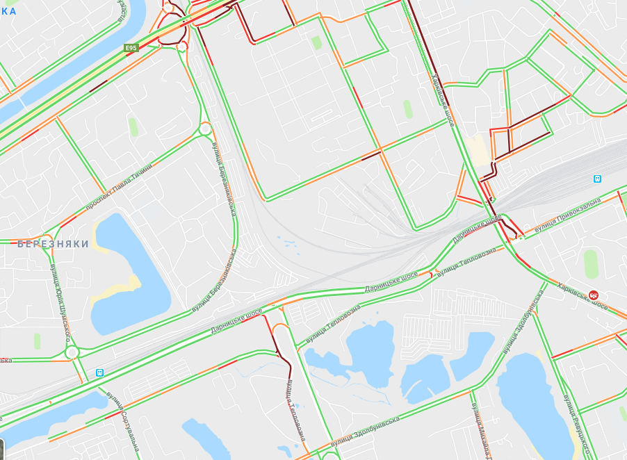 У Києві утворилися численні затори